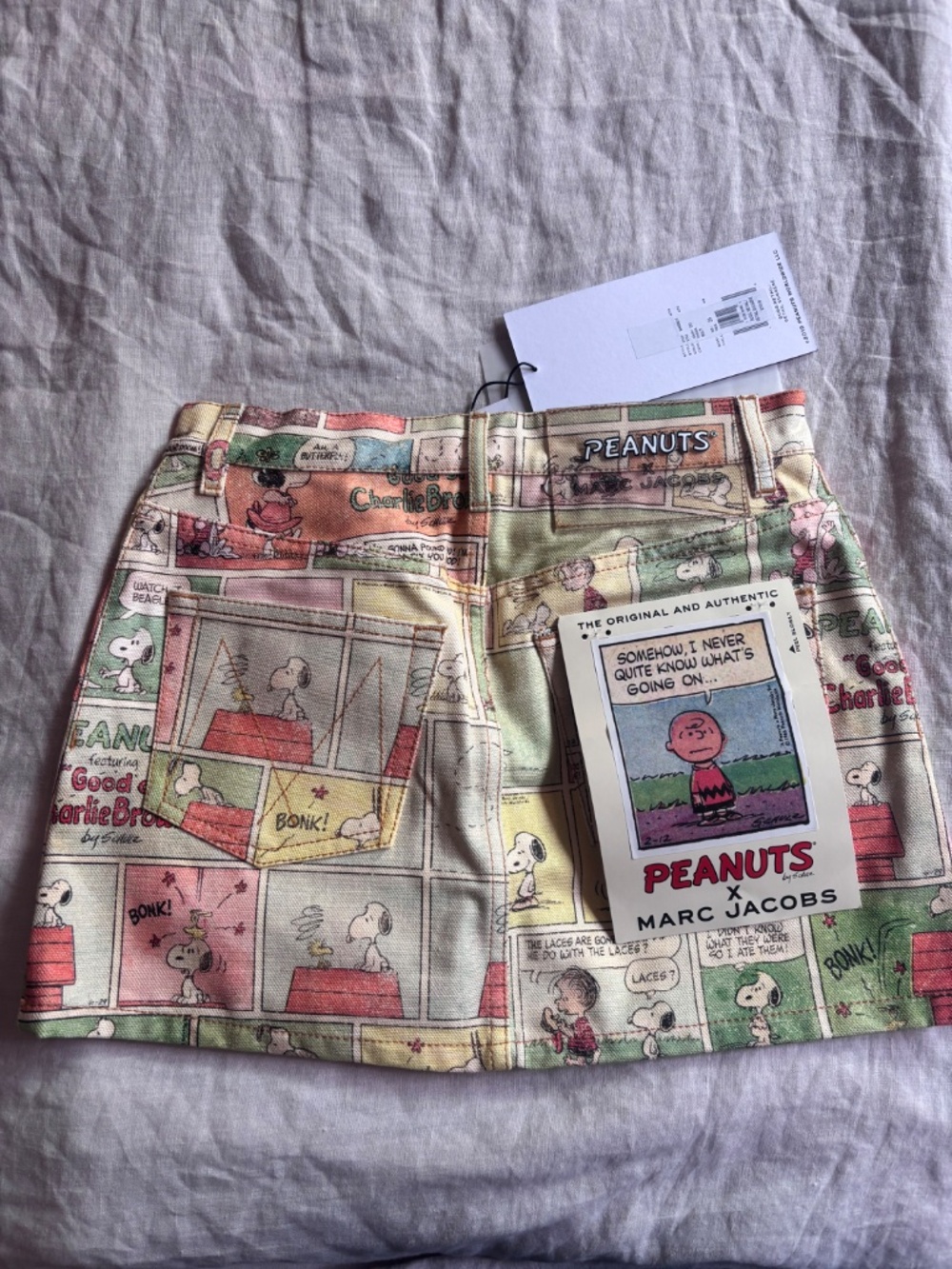 Marc Jacobs x Peanuts Comic Strip Mini Skirt NWT - Picture 5 of 5